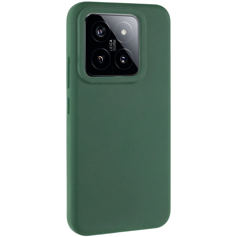 Чехол Silicone Cover Lakshmi (AAA) для Xiaomi 14 Pro, Зеленый / Cyprus Green, Силикон, купить оптом с доставкой