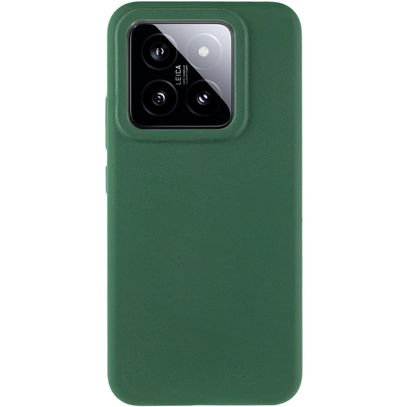 Чехол Silicone Cover Lakshmi (AAA) для Xiaomi 14 Pro, Зеленый / Cyprus Green 1, Силикон, купить оптом с доставкой