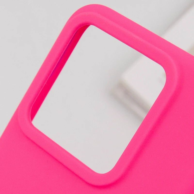Чехол Silicone Cover Lakshmi (AAA) для Xiaomi 14 Pro, Розовый / Barbie pink 5, Силикон, купить оптом с доставкой