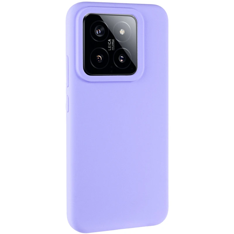 Чехол Silicone Cover Lakshmi (AAA) для Xiaomi 14 Pro, Сиреневый / Dasheen, Силикон, купить оптом с доставкой
