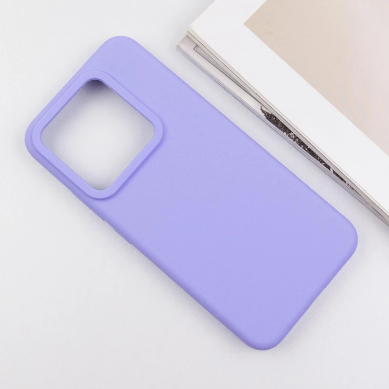Чехол Silicone Cover Lakshmi (AAA) для Xiaomi 14 Pro, Сиреневый / Dasheen 2, Силикон, купить оптом с доставкой
