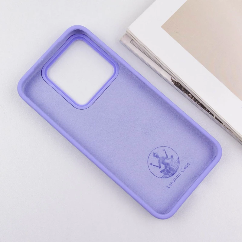 Чехол Silicone Cover Lakshmi (AAA) для Xiaomi 14 Pro, Сиреневый / Dasheen 3, Силикон, купить оптом с доставкой