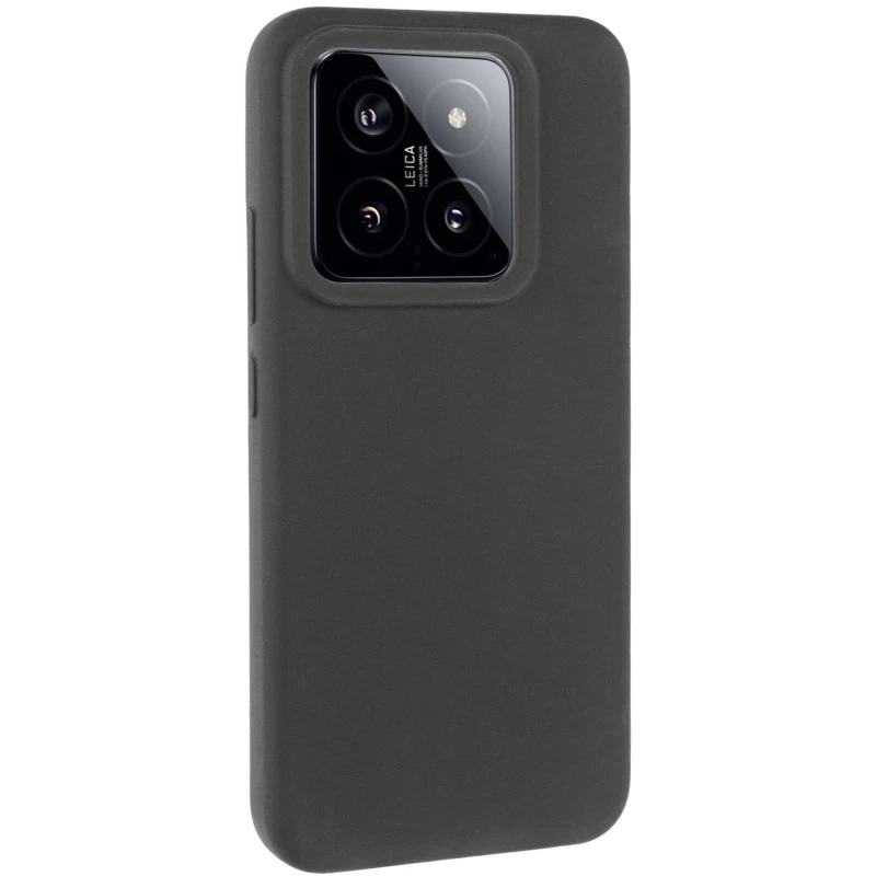 Чехол Silicone Cover Lakshmi (AAA) для Xiaomi 14 Pro, Черный / Black, Силикон, купить оптом с доставкой