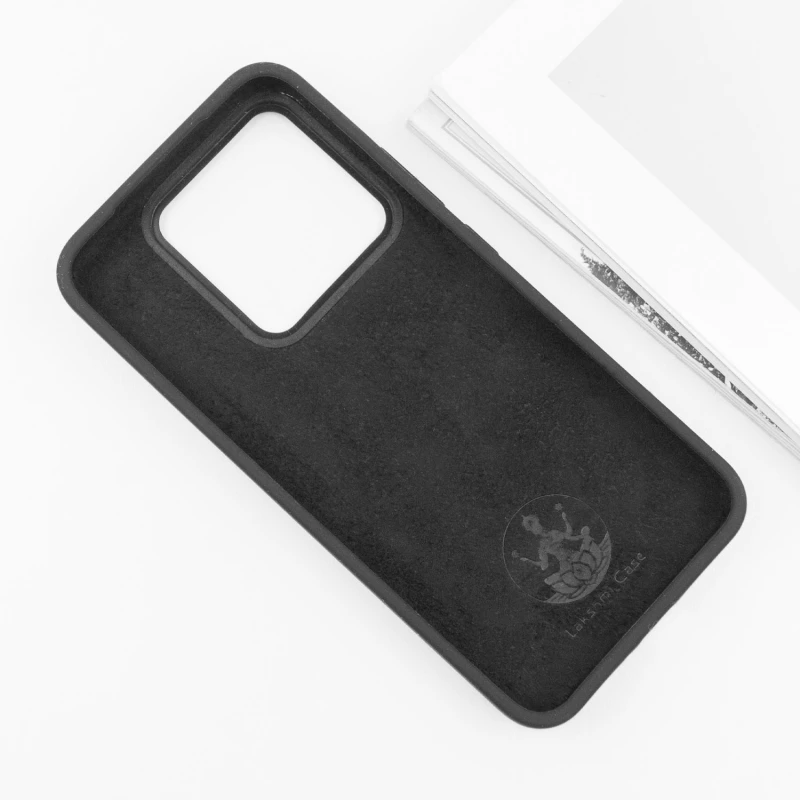 Чехол Silicone Cover Lakshmi (AAA) для Xiaomi 14 Pro, Черный / Black 3, Силикон, купить оптом с доставкой