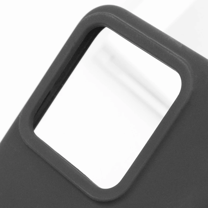 Чехол Silicone Cover Lakshmi (AAA) для Xiaomi 14 Pro, Черный / Black 5, Силикон, купить оптом с доставкой
