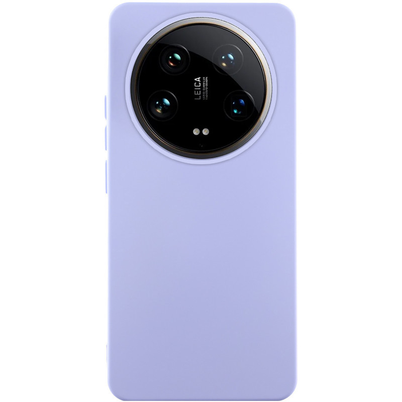 Чехол Silicone Cover Lakshmi (AAA) для Xiaomi 14 Ultra | Подкладка из микрофибры на картинке №1