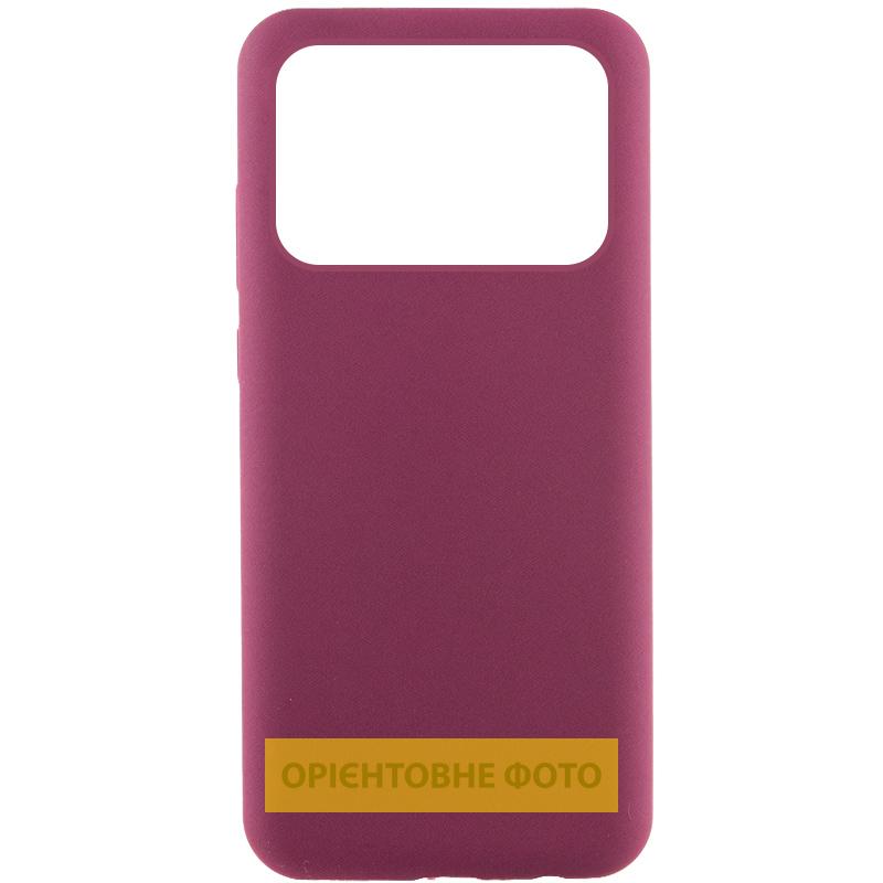 Чехол Silicone Cover Lakshmi (AAA) для Xiaomi Poco X6 | Подкладка из микрофибры на картинке №1