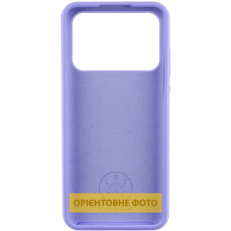 Чехол Silicone Cover Lakshmi (AAA) для Xiaomi Poco X6 | Подкладка из микрофибры на картинке №2