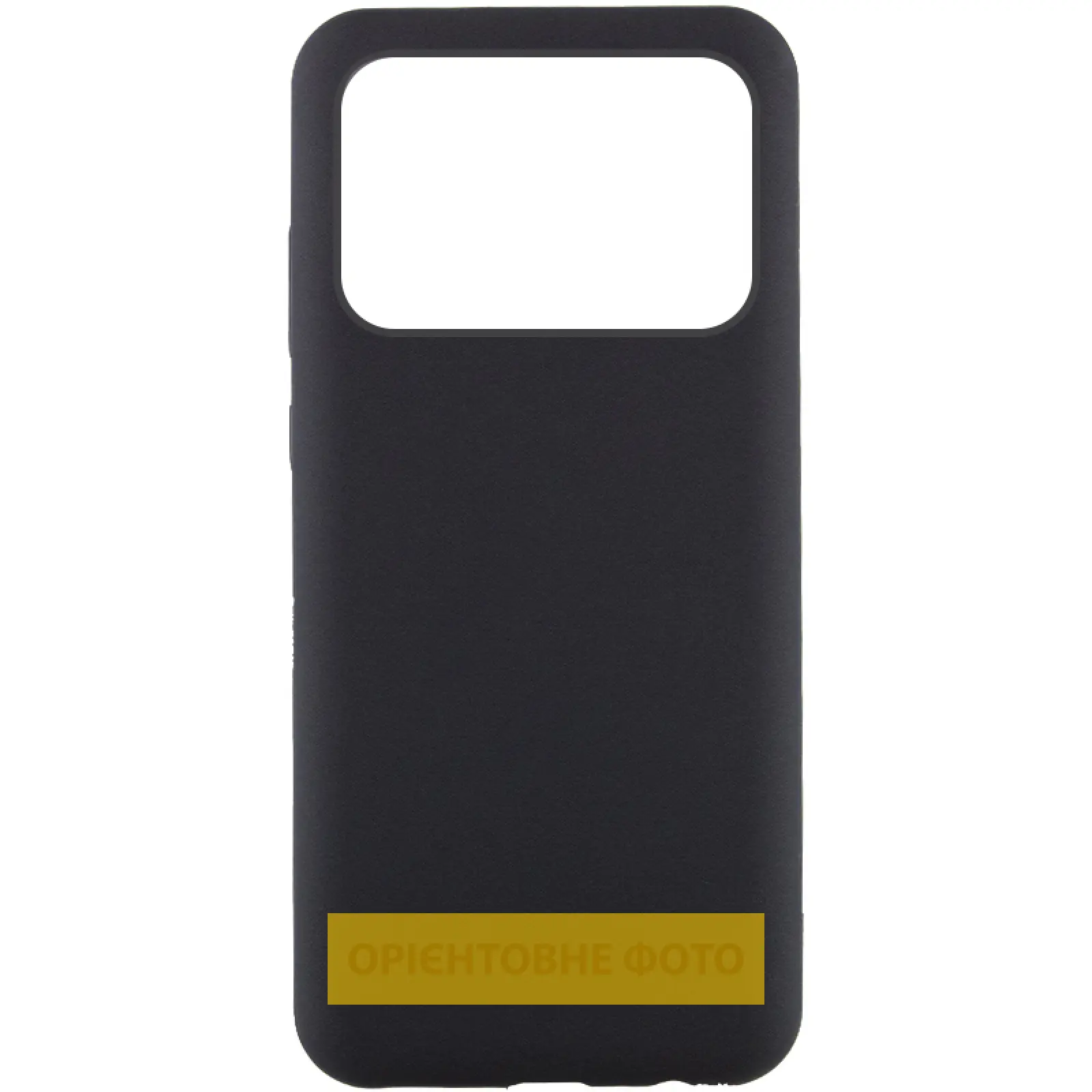 Чехол Silicone Cover Lakshmi (AAA) для Xiaomi Poco X6 / Note 13 Pro 5G, Черный / Black, Силикон, купить оптом с доставкой