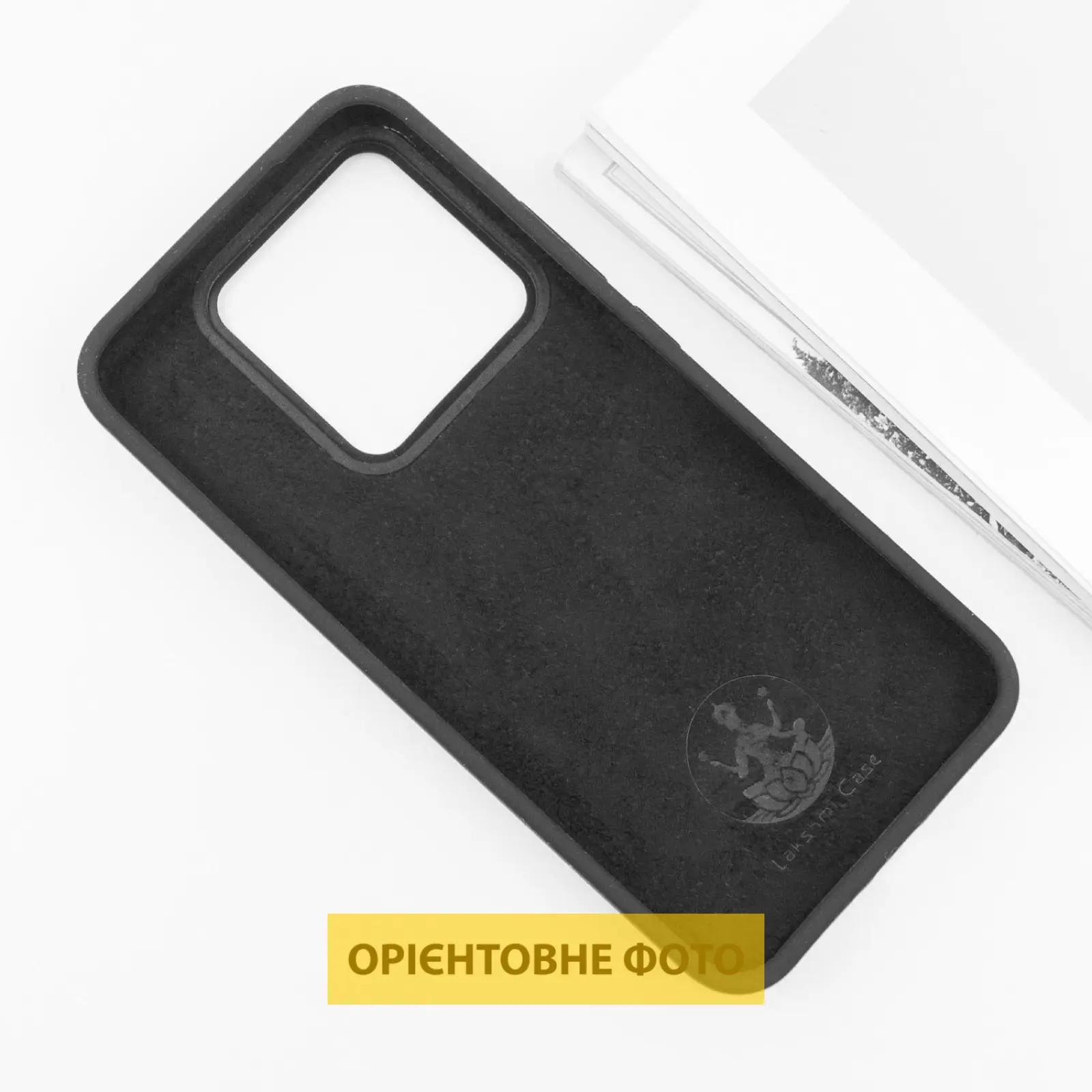 Чехол Silicone Cover Lakshmi (AAA) для Xiaomi Poco X6 / Note 13 Pro 5G, Черный / Black 3, Силикон, купить оптом с доставкой