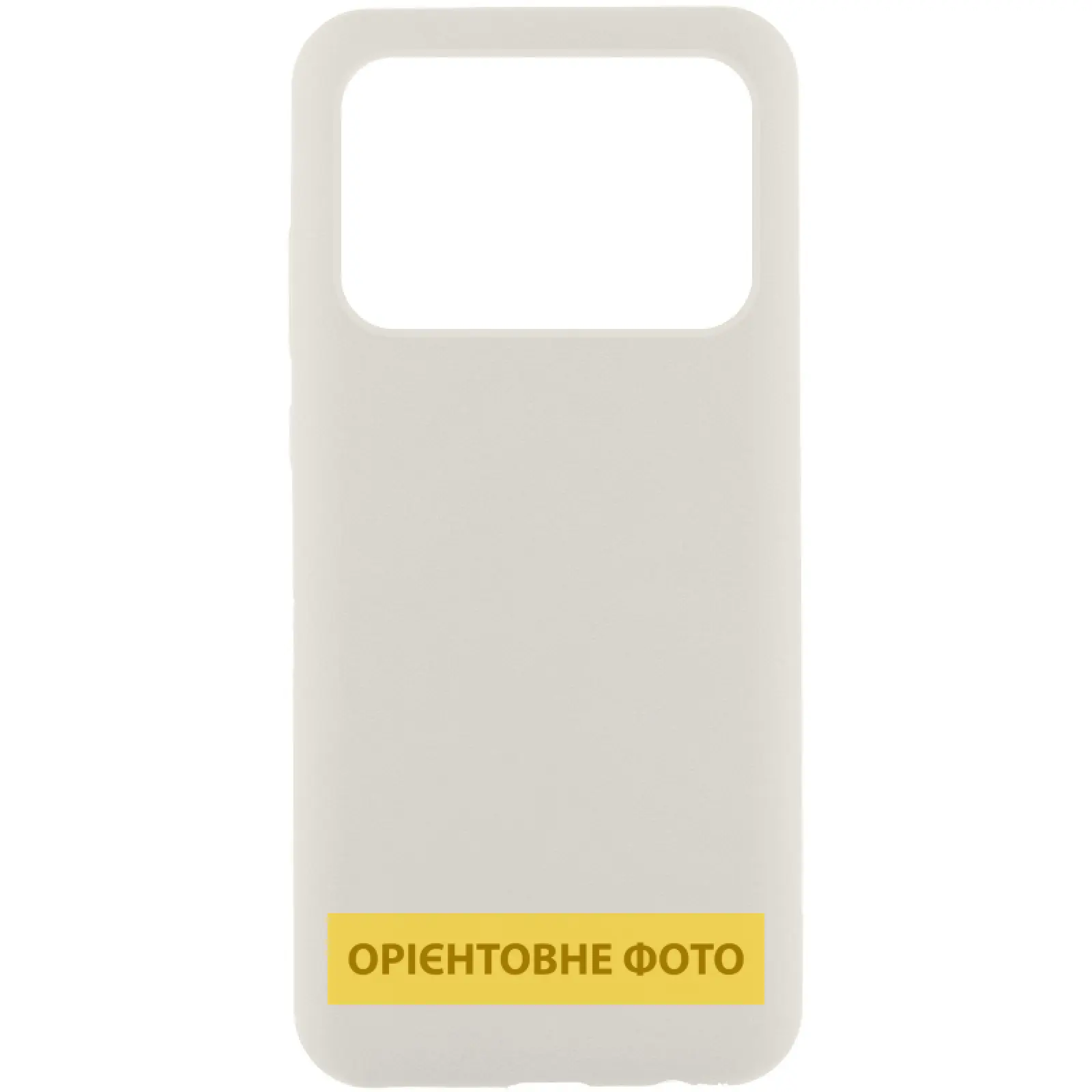 Чехол Silicone Cover Lakshmi (AAA) для Xiaomi Poco X6 / Note 13 Pro 5G, Белый / White, Силикон, купить оптом с доставкой