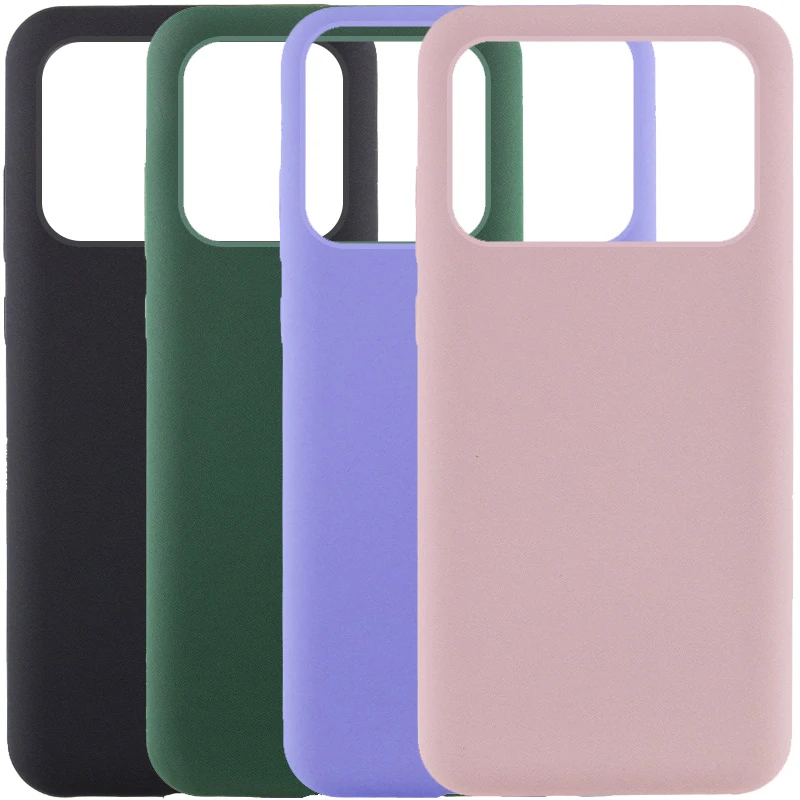 Чехол Silicone Cover Lakshmi (AAA) для Xiaomi Poco X6 Pro, Силикон, купить оптом с доставкой