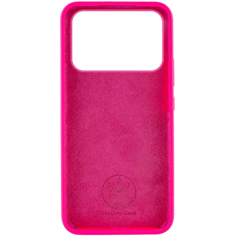 Чехол Silicone Cover Lakshmi (AAA) для Xiaomi Poco X6 Pro, Розовый / Barbie pink 1, Силикон, купить оптом с доставкой