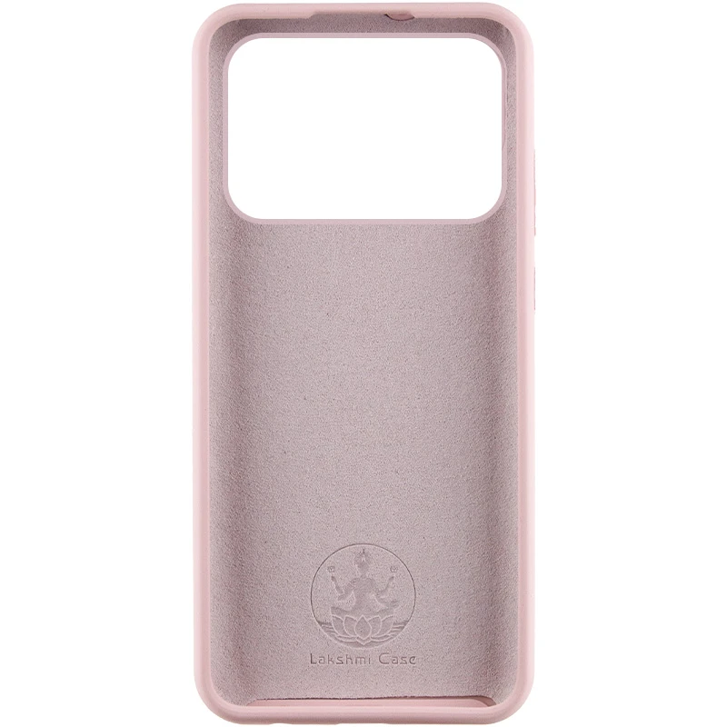 Чехол Silicone Cover Lakshmi (AAA) для Xiaomi Poco X6 Pro, Розовый / Pink Sand 1, Силикон, купить оптом с доставкой