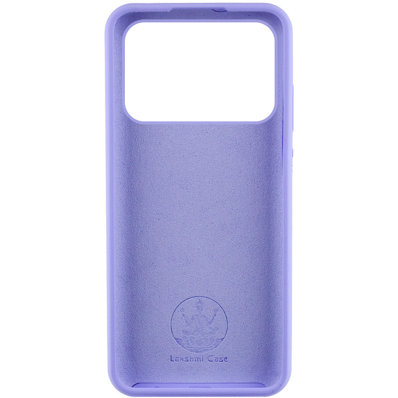 Чехол Silicone Cover Lakshmi (AAA) для Xiaomi Poco X6 Pro | Подкладка из микрофибры на картинке №2