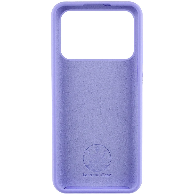 Чехол Silicone Cover Lakshmi (AAA) для Xiaomi Poco X6 Pro, Сиреневый / Dasheen 1, Силикон, купить оптом с доставкой