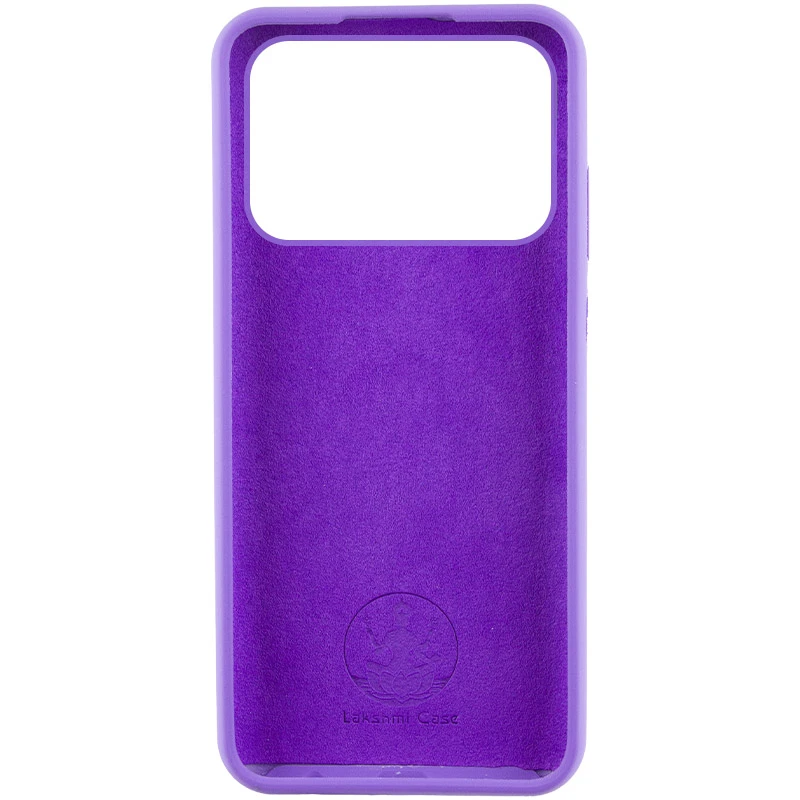 Чехол Silicone Cover Lakshmi (AAA) для Xiaomi Poco X6 Pro, Фиолетовый / Amethyst 2, Силикон, купить оптом с доставкой
