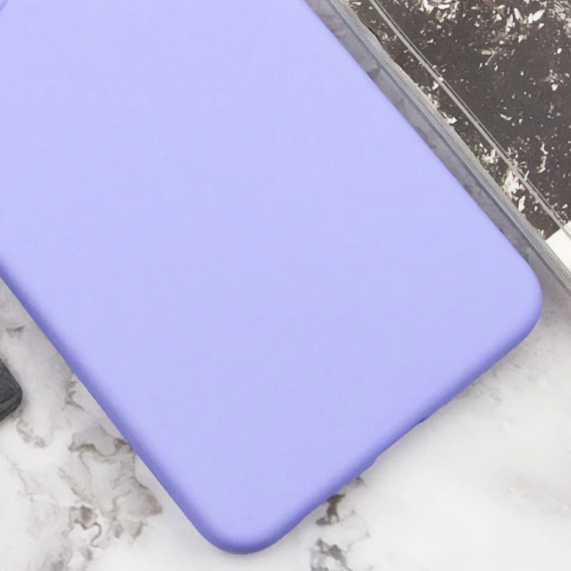 Чехол Silicone Cover Lakshmi (AAA) для Xiaomi 15, Сиреневый / Dasheen 3, Силикон, купить оптом с доставкой