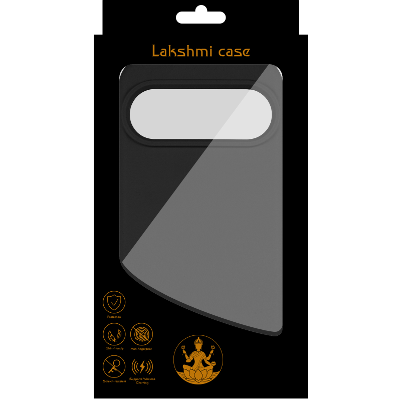 Чохол Silicone Cover Lakshmi (AAA) для Google Pixel 10 / 10 Pro, Чорний / Black 5, Силікон, купити оптом з доставкою