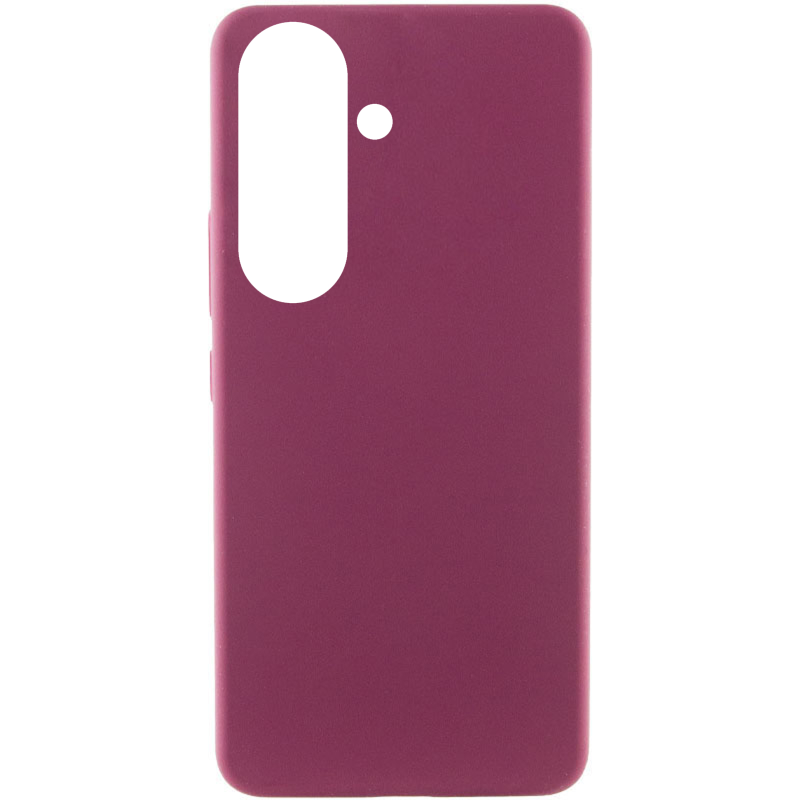 Чехол Silicone Cover Lakshmi (AAA) для Samsung Galaxy S26+, Бордовый / Plum, Силикон, купить оптом с доставкой