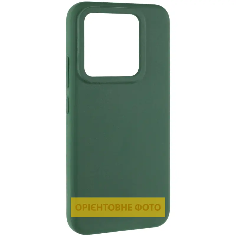 Чехол Silicone Cover Lakshmi (AAA) для Xiaomi 15T Pro, Зеленый / Cyprus Green, Силикон, купить оптом с доставкой