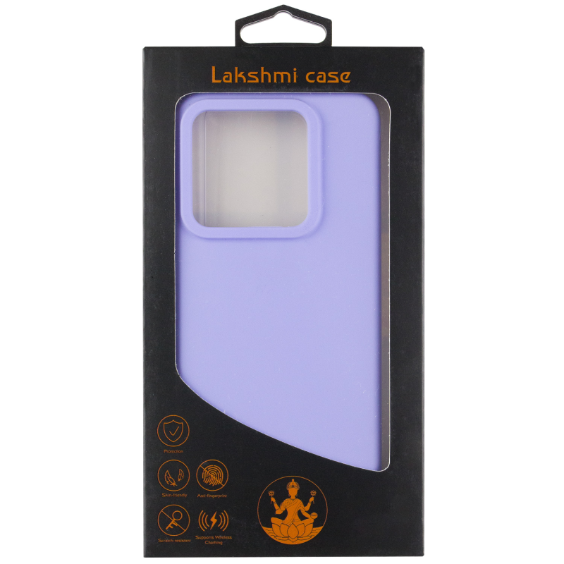 Чохол Silicone Cover Lakshmi (AAA) для Xiaomi 17T, Бузковий / Dasheen 1, Силікон, купити оптом з доставкою