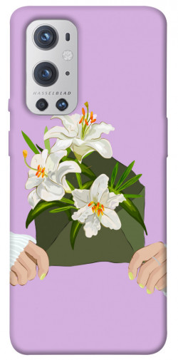 Чехол itsPrint Flower message для OnePlus 9 Pro