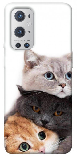 Чехол itsPrint Три кота для OnePlus 9 Pro
