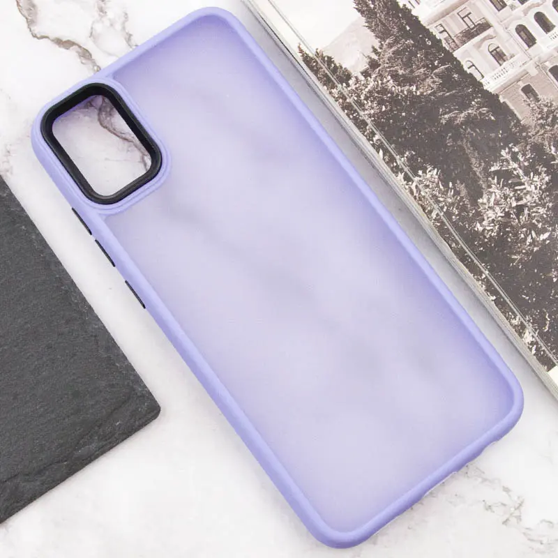 Чехол TPU+PC Lyon Frosted для Samsung Galaxy A51, Purple 3, TPU+PC, купить оптом с доставкой
