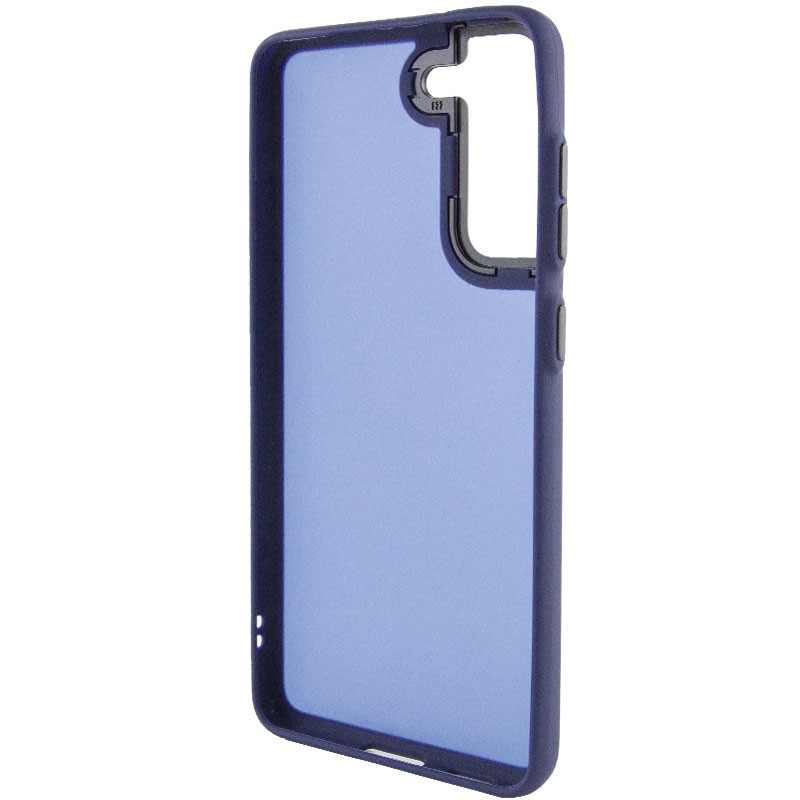Чохол TPU+PC Lyon Frosted для Samsung Galaxy S21 FE, Navy Blue 2, TPU+PC, купити оптом з доставкою