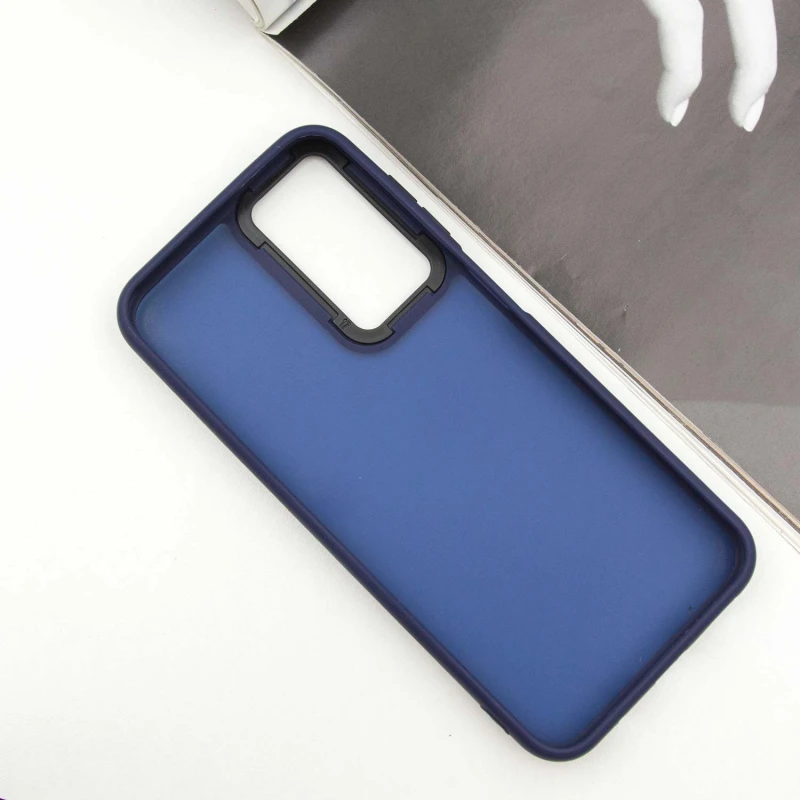 Чехол TPU+PC Lyon Frosted для Samsung Galaxy A24 4G, Navy Blue 2, TPU+PC, купить оптом с доставкой