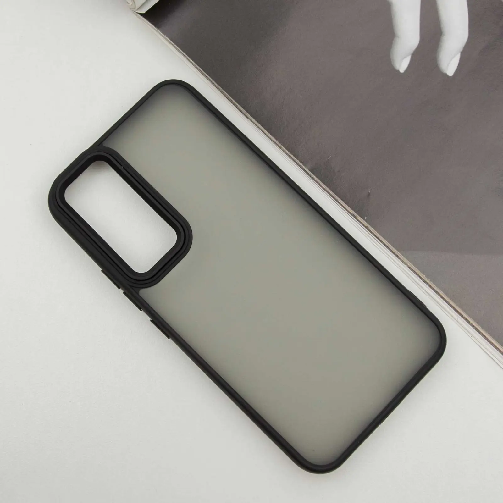 Чохол TPU+PC Lyon Frosted для Samsung Galaxy A15 4G/5G / M15 5G, Black 1, TPU+PC, купити оптом з доставкою