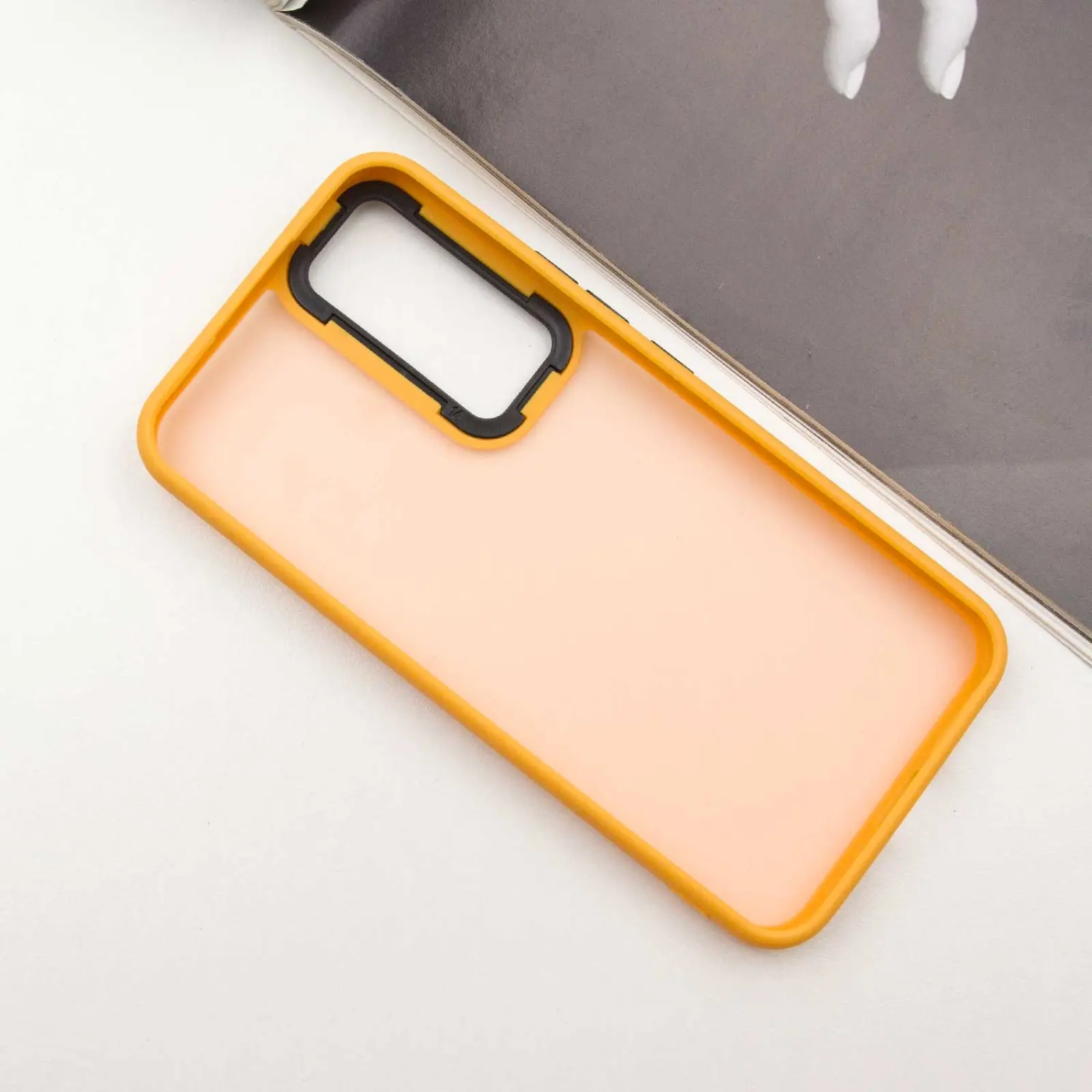 Чехол TPU+PC Lyon Frosted для Samsung Galaxy A15 4G/5G / M15 5G, Orange 2, TPU+PC, купить оптом с доставкой