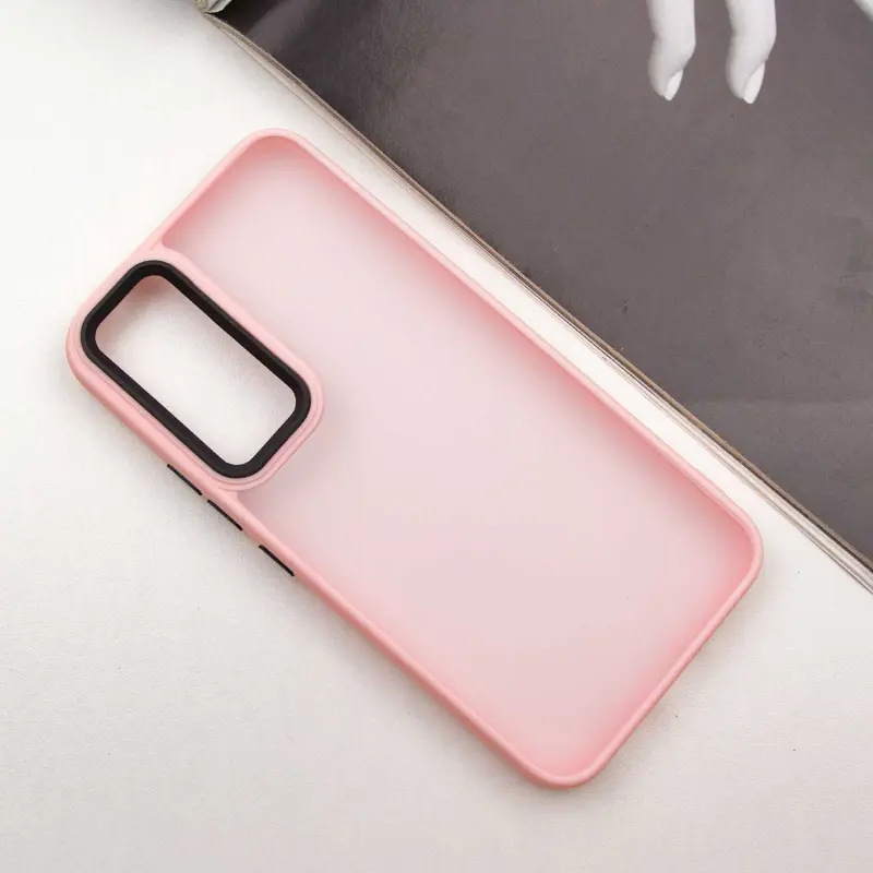 Чехол TPU+PC Lyon Frosted для Samsung Galaxy A15 4G/5G / M15 5G, Pink 1, TPU+PC, купить оптом с доставкой