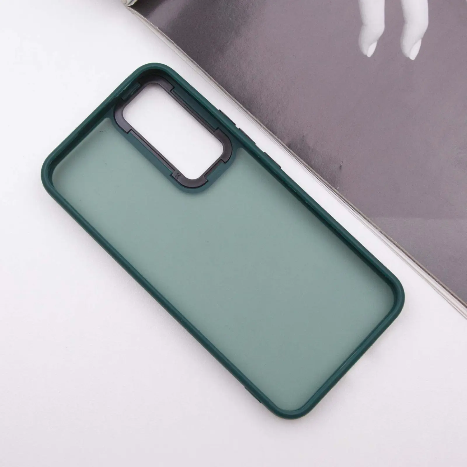 Чехол TPU+PC Lyon Frosted для Samsung Galaxy A55, Green 2, TPU+PC, купить оптом с доставкой