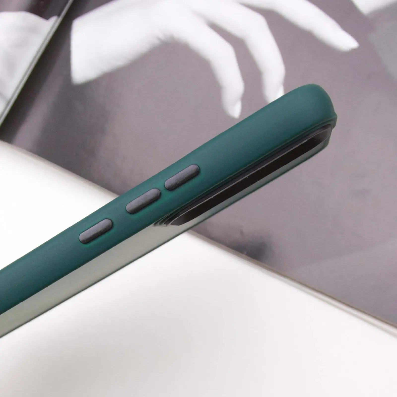 Чехол TPU+PC Lyon Frosted для Samsung Galaxy A55, Green 4, TPU+PC, купить оптом с доставкой