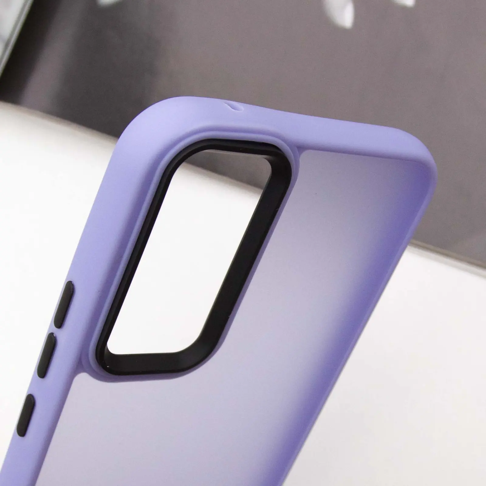 Чехол TPU+PC Lyon Frosted для Samsung Galaxy A55, Purple 3, TPU+PC, купить оптом с доставкой
