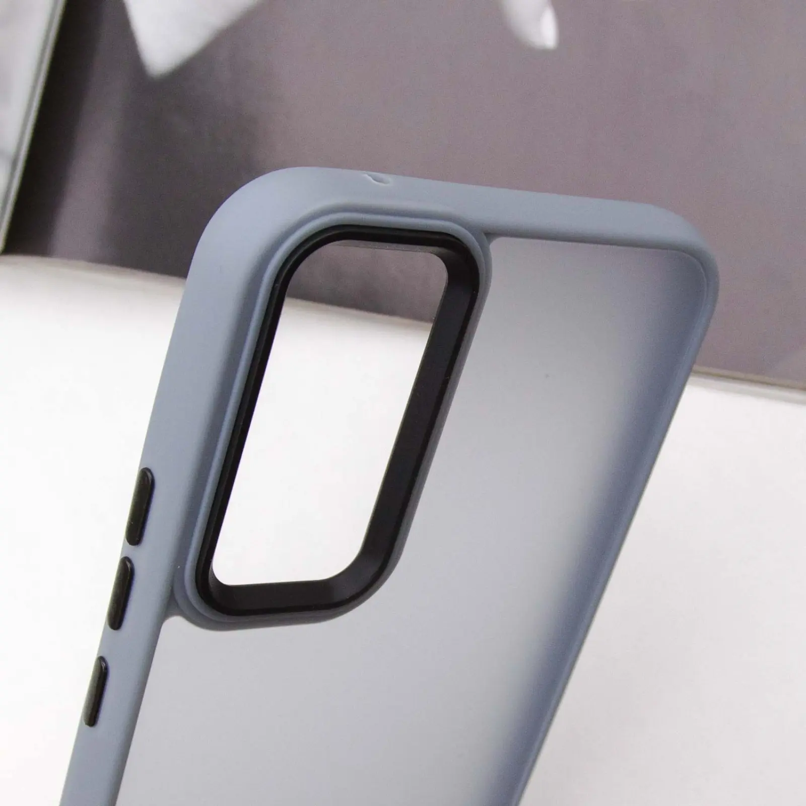 Чехол TPU+PC Lyon Frosted для Samsung Galaxy A55, Sierra Blue 3, TPU+PC, купить оптом с доставкой