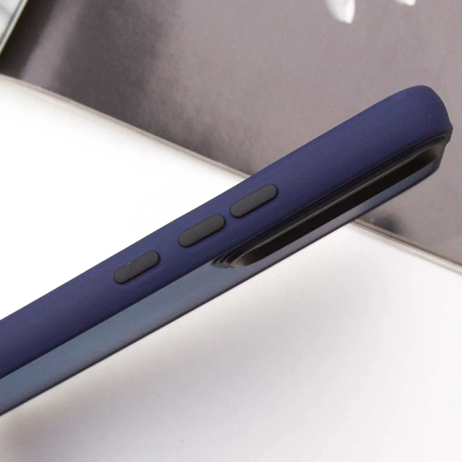 Чехол TPU+PC Lyon Frosted для Samsung Galaxy A55, Deep Navy 3, TPU+PC, купить оптом с доставкой