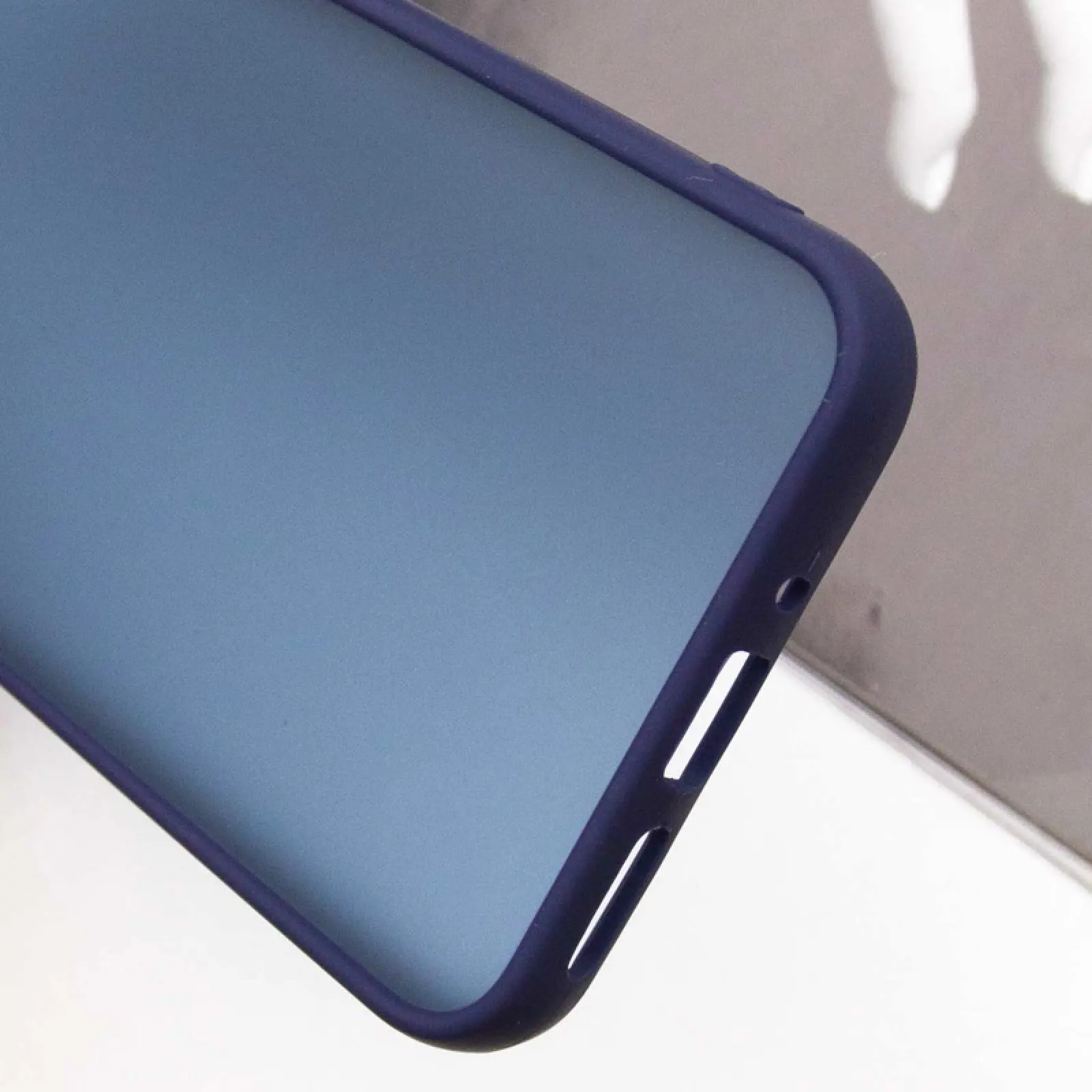 Чехол TPU+PC Lyon Frosted для Samsung Galaxy A55, Deep Navy 4, TPU+PC, купить оптом с доставкой