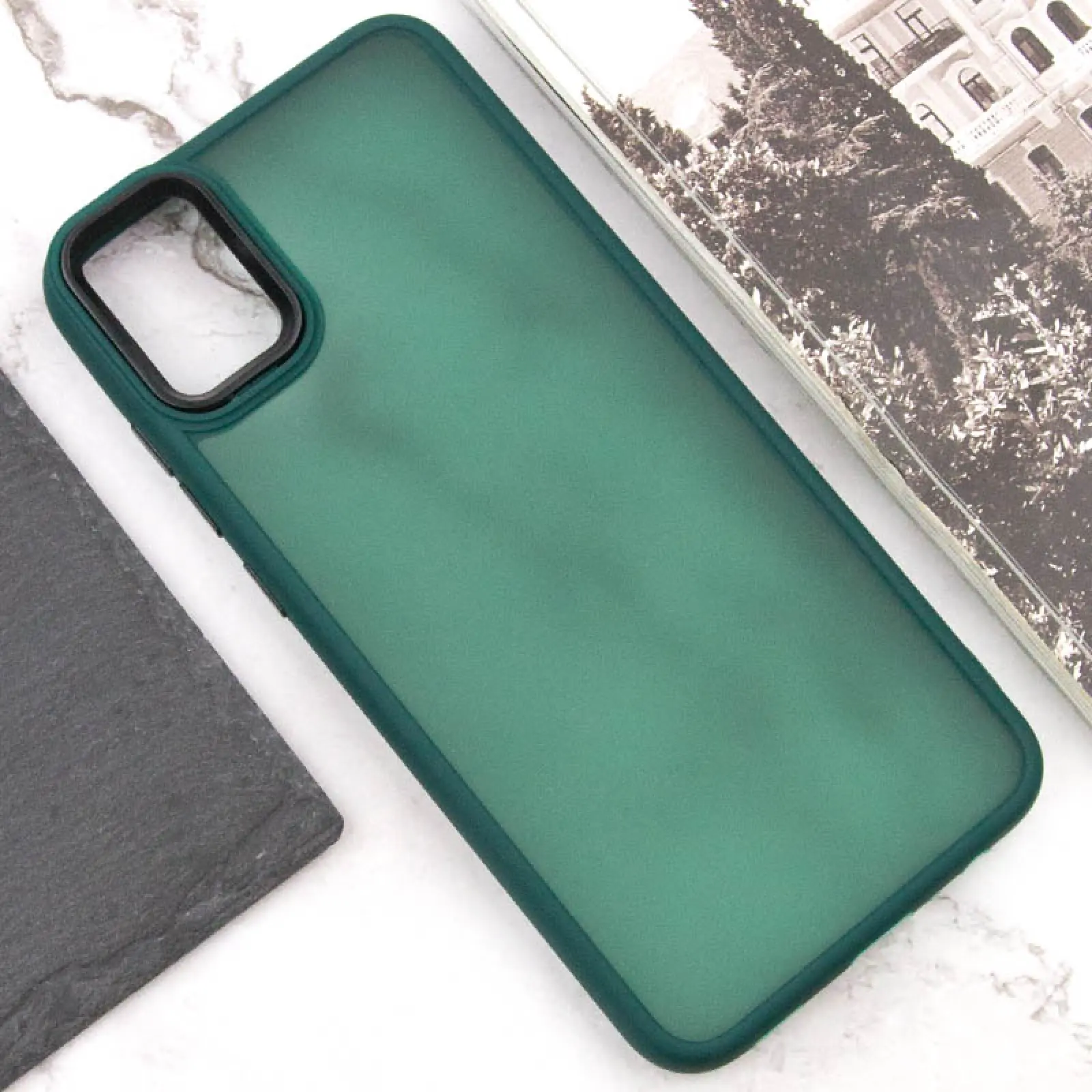 Чехол TPU+PC Lyon Frosted для Samsung Galaxy A06, Green 3, TPU+PC, купить оптом с доставкой