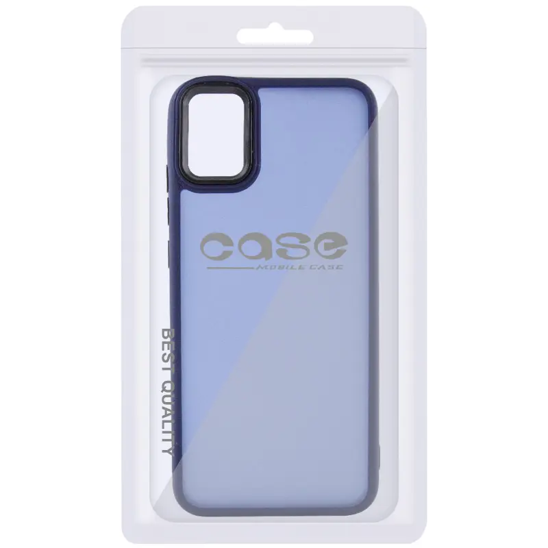 Чехол TPU+PC Lyon Frosted для Samsung Galaxy A06, Navy Blue 4, TPU+PC, купить оптом с доставкой