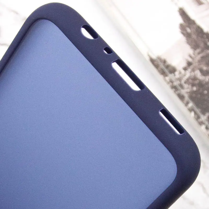 Чехол TPU+PC Lyon Frosted для Samsung Galaxy A06, Navy Blue 5, TPU+PC, купить оптом с доставкой