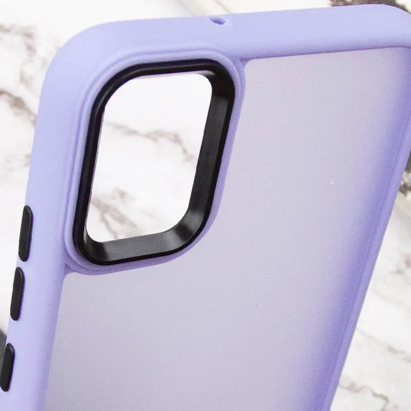 Чехол TPU+PC Lyon Frosted для Samsung Galaxy A06, Purple 4, TPU+PC, купить оптом с доставкой