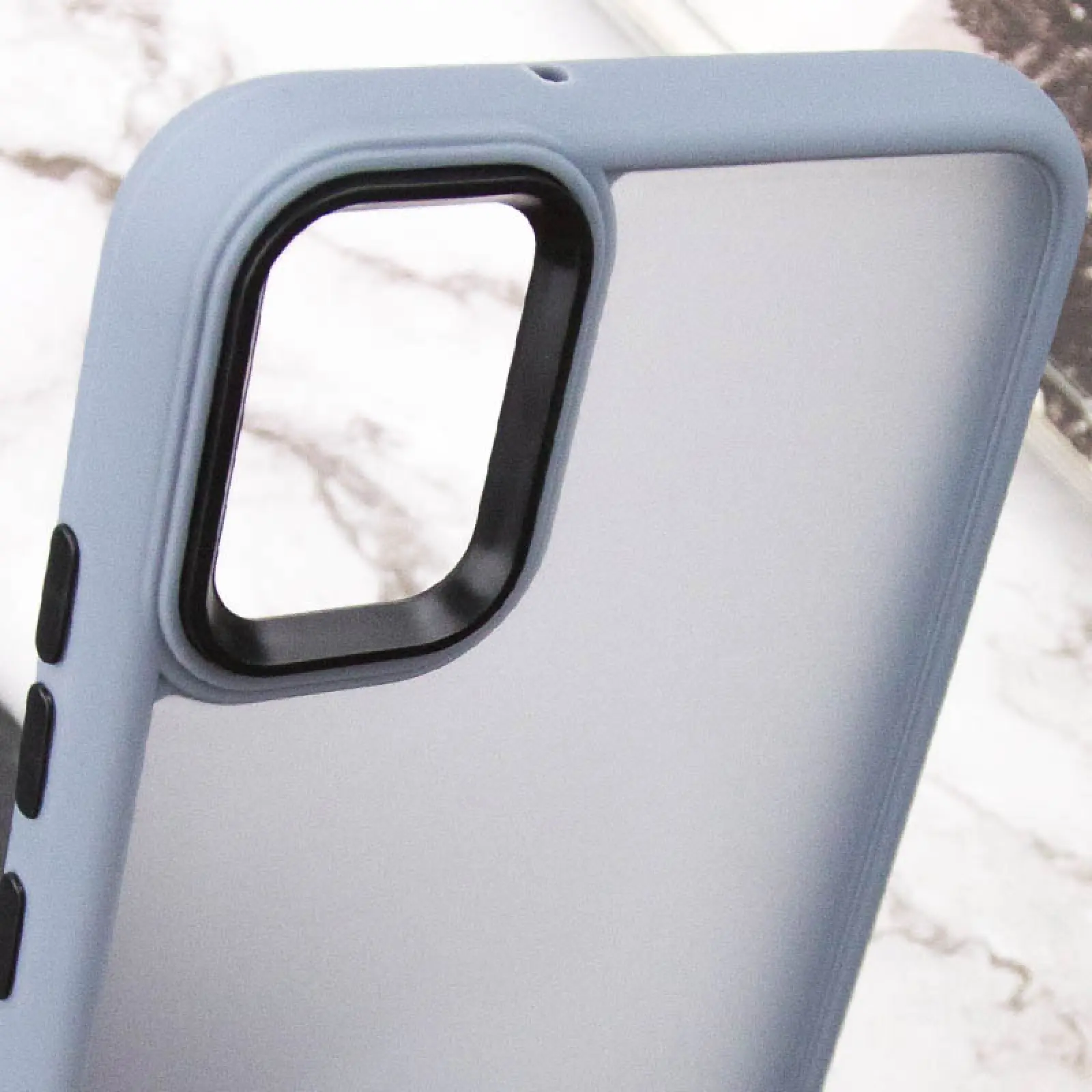 Чехол TPU+PC Lyon Frosted для Samsung Galaxy A06, Sierra Blue 4, TPU+PC, купить оптом с доставкой