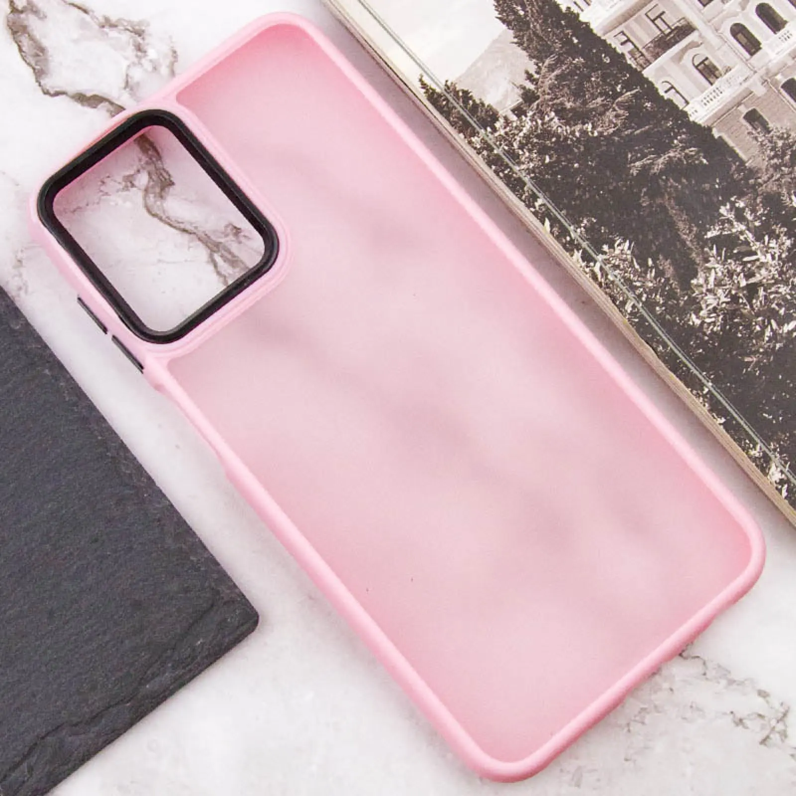 Чехол TPU+PC Lyon Frosted для Oppo A3 4G / A3x 4G/ A40m, Pink 3, TPU+PC, купить оптом с доставкой