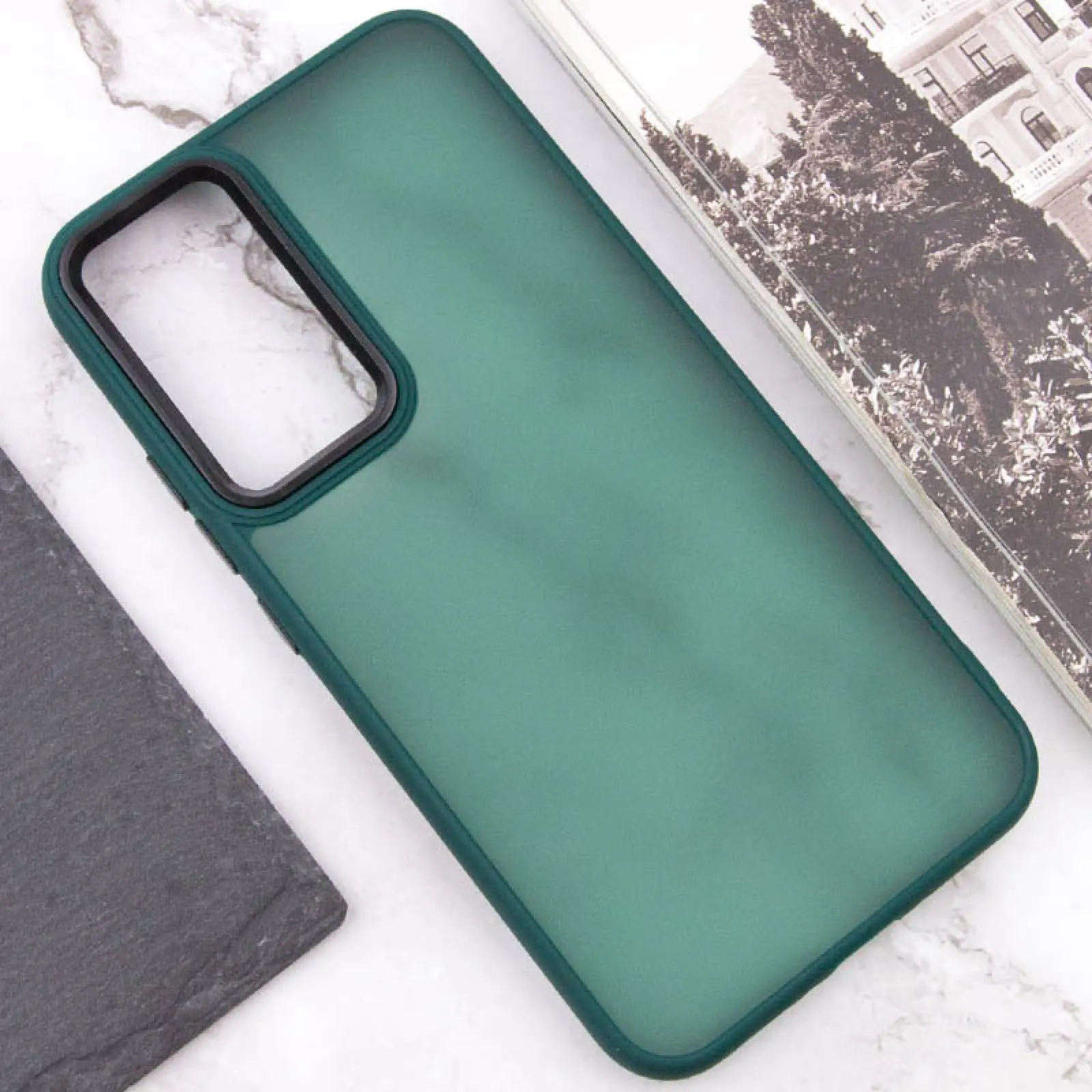 Чохол TPU+PC Lyon Frosted для Samsung Galaxy S25 Ultra, Green 3, TPU+PC, купити оптом з доставкою