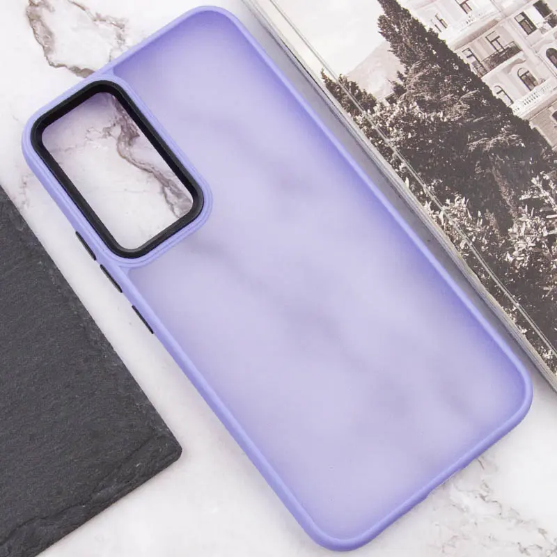 Чохол TPU+PC Lyon Frosted для Samsung Galaxy S25 Ultra, Purple 3, TPU+PC, купити оптом з доставкою