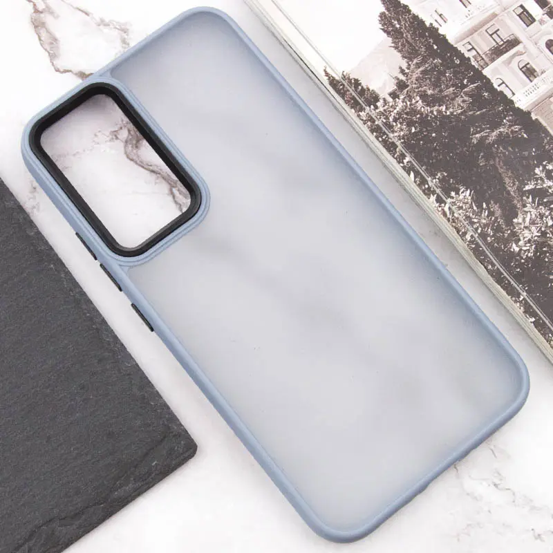 Чохол TPU+PC Lyon Frosted для Samsung Galaxy S25 Ultra, Sierra Blue 3, TPU+PC, купити оптом з доставкою