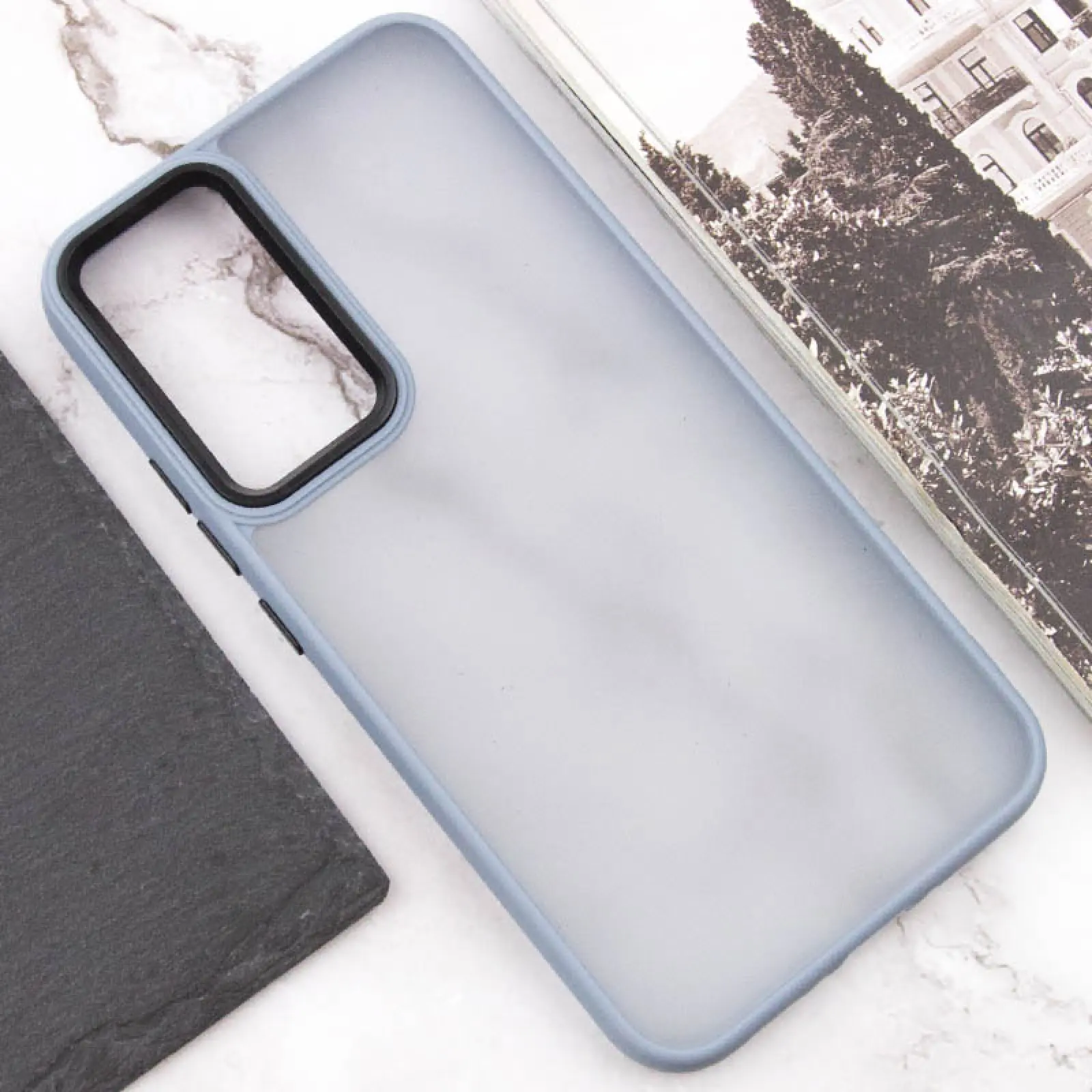 Чохол TPU+PC Lyon Frosted для Samsung Galaxy S25 Ultra, Sierra Blue 3, TPU+PC, купити оптом з доставкою